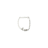 Alexander McQueen White Brass Bracelet