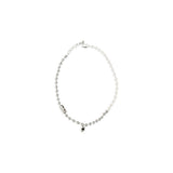 Alexander McQueen White Brass Necklace