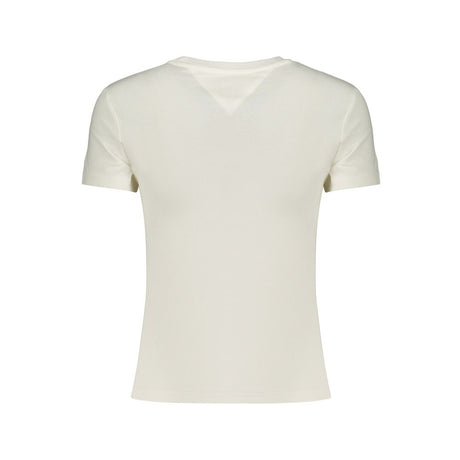 Tommy Hilfiger White Cotton Women's T-Shirt