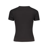 Tommy Hilfiger Black Cotton Women's T-Shirt