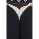 Emilio Pucci Black Silk Flared Pants