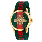 Gucci Multicolor Nylon Bracelet Watch