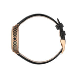 Gucci Black Leather Dress Watch