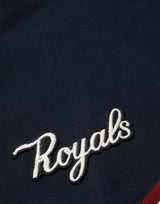Dolce & Gabbana Blue Red Paneled 'Royals' Patch Sweatshirt Sweater
