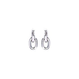 Rabanne Silver Resin Earrings