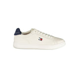 Tommy Hilfiger White Polyurethane Men's Sneaker