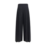 Brunello Cucinelli Black Cotton Casual Pants
