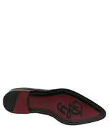 Dolce & Gabbana Black Embellished Derby Dress Formal Shoes