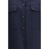 Max Mara Blue Wool Oves Aries Jacket