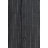 Dolce & Gabbana Gray Wool Oves Aries Dress Shirt