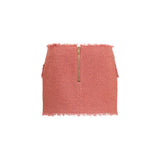 Balmain Multicolor Wool Oves Aries Mini Skirt