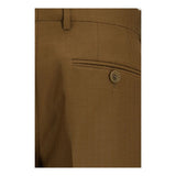 Burberry Brown Wool Oves Aries Dress Pants