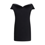 Balenciaga Black Wool Oves Aries Cocktail Dress