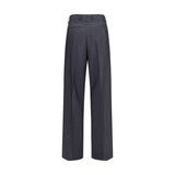 Miu Miu Gray Wool Oves Aries Dress Pants