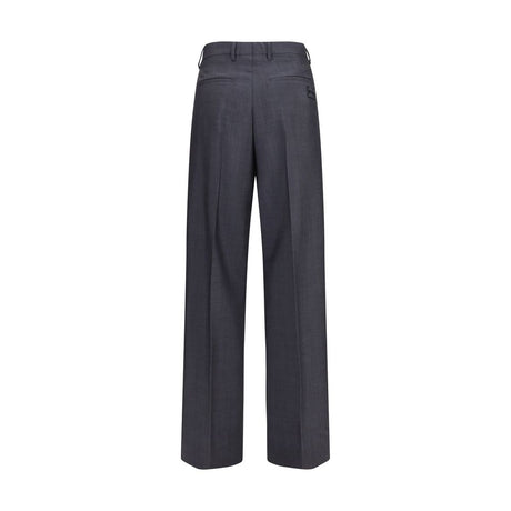 Miu Miu Gray Wool Oves Aries Dress Pants