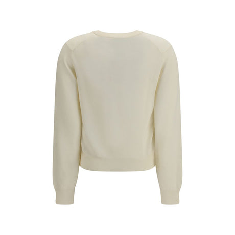 Maison Kitsuné Beige Wool Oves Aries Sweatshirt