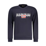 Napapijri Blue Cotton Men Sweater