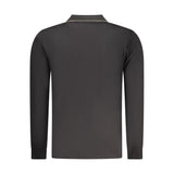 Coveri Moving Black Cotton Mens Polo Shirt