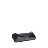 Jil Sander Black Calf Leather Bos Taurus Shoulder Bag
