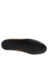 Dolce & Gabbana Gold Leather DG Logo Slip On Men Loafers Shoes