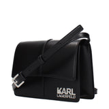 Karl Lagerfeld Black Polyethylene Crossbody Bag