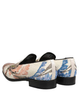 Dolce & Gabbana Multicolor Sequin Embroidered Loafers Shoes