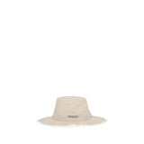 Jacquemus White Cotton Bucket Hat