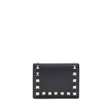 Valentino Garavani Black Calf Leather Bos Taurus Wallet