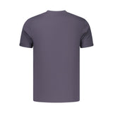 Coveri Moving Blue Cotton Men's T-Shirt