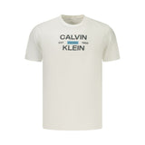 Calvin Klein White Cotton Men's T-Shirt