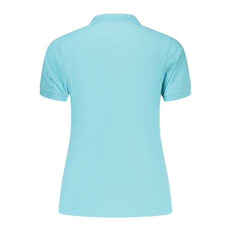 Norway 1963 Azzurro Cotton Womens Polo