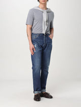 Brunello Cucinelli Blue Denim Straight-Leg Jeans
