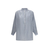 Marant Etoile Blue Cotton Blouse