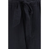 Marant Etoile Black Viscose Casual Pants
