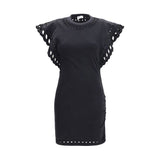 Marant Etoile Black Cotton Casual Dress