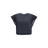 Marant Etoile Black Cotton T-Shirt