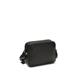 Prada Black Calf Leather Bos Taurus Shoulder Bag