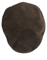Dolce & Gabbana Men Brown Cotton Newsboy Cloth Capello Hat