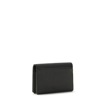 Ganni Black Recycled Polyester Wallet