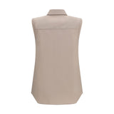 Brunello Cucinelli Beige Cotton Shirt