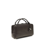 Brunello Cucinelli Brown Calf Leather Bos Taurus Handbag