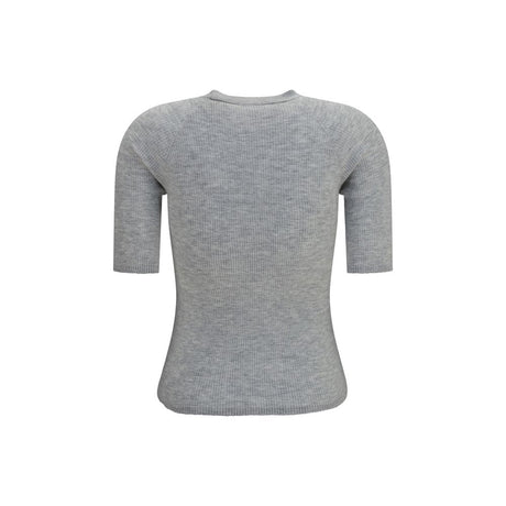 Brunello Cucinelli Gray Cashmere Sweatshirt