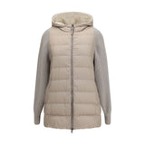 Brunello Cucinelli Gray Polyester Full-Length Jacket