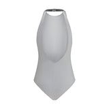Brunello Cucinelli White Polyamide One-Piece Swimsuit