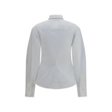 Brunello Cucinelli White Cotton Dress Shirt