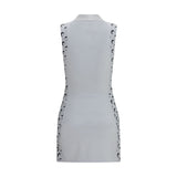 Marine Serre White Polyamide Casual Dress