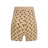 Marine Serre Beige Polyamide Bermuda Shorts