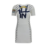 Marine Serre White Cotton Casual Dress