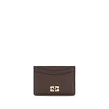 Ganni Brown Recycled Polyester Wallet