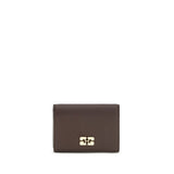 Ganni Brown Recycled Polyester Wallet